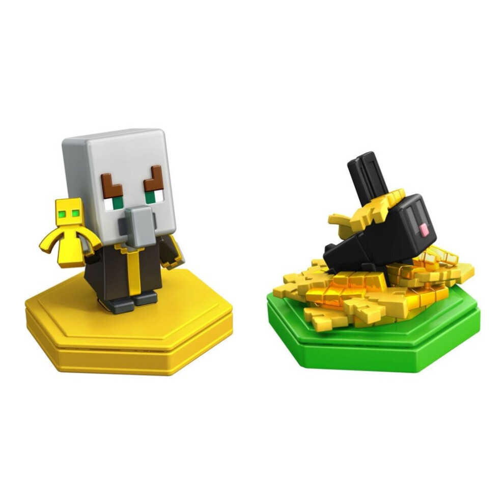 Minecraft Official Earth Boost Genoa 2 Pack Undying Evoker And Snacking Rabbit