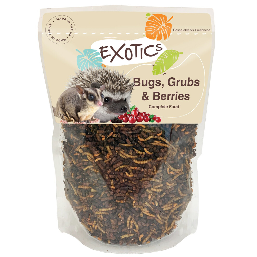 (600g) Exotics Bugs, Grubs & Berries 600g