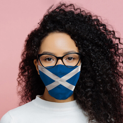Scotland (Scottish) Flag Reusable Face Covering Large X 1 Pack on OnBuy