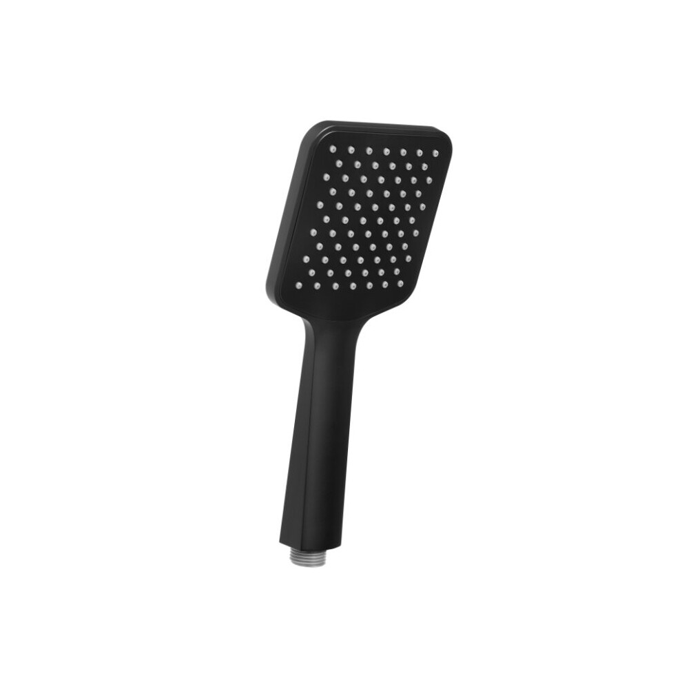 (Square) Universal Shower Head Replacement Matte Black Colour Bathroom Handle