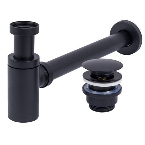Click-clack Νιπτήρας Siphon Universal Rea Matte Black