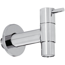 (With Aeraotr) Garden Tap Modern Looking Cold Water Outdoor Chrome Plated