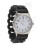 (Black) Silicone Stretch Band Watch 1