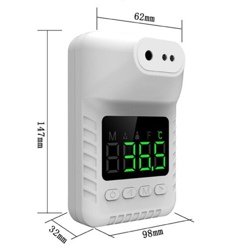 Wall-mounted Forehead Digital Infrared Non Contact Thermometer 1