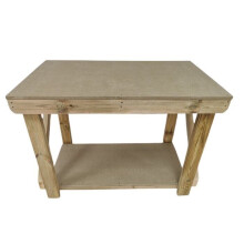 (5ft, Standard Legs) Wooden Workbench 18mm uniMDF Moisture Resistant Top