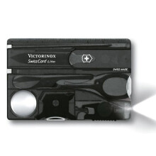 Victorinox SwissCard Lite Translucent Black Blister Pack VICJSWCLONB