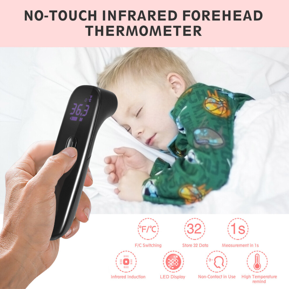 Infrared Forehead Thermometer Digital Touchless Temperature