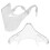 Durable Mask Clear Face Shield Combine Plastic Reusable Protection 6
