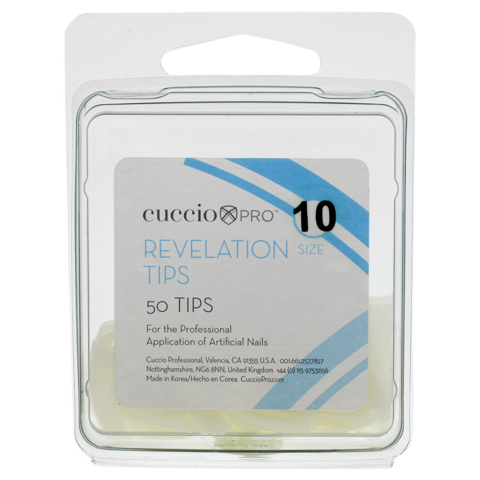 Cuccio Pro - Revelation Tips - 10 - For Women - Acrylic Nails - 50 Pc