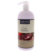 Cuccio Naturale Lyte Ultra -Sheer Body Butter - Creme de hidratante perfumado de reabastecimento - Hidrata      o profunda para reparar a pele seca -