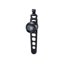 ORB Compact Voorlicht voor Fiets Veiligheidslicht met 3 Standen & Rubberen Bandbevestiging