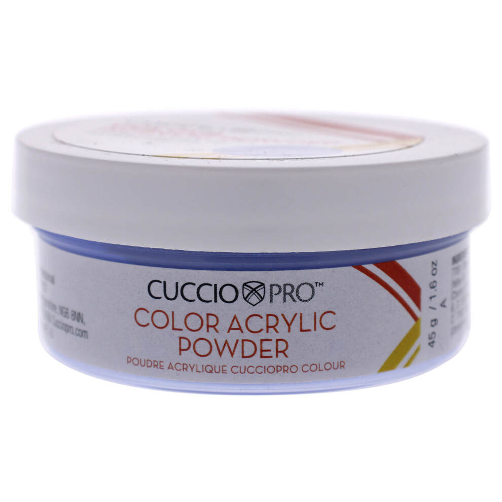Cuccio Pro - Color Acrylic Powder - Blueberry Blue - For Women - Acrylic Powder - 1.6 Oz