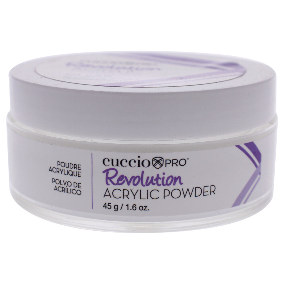 Cuccio Pro - Revolution Acrylic Powder - Clear - for Women - Acrylic Powder - 1.6 oz