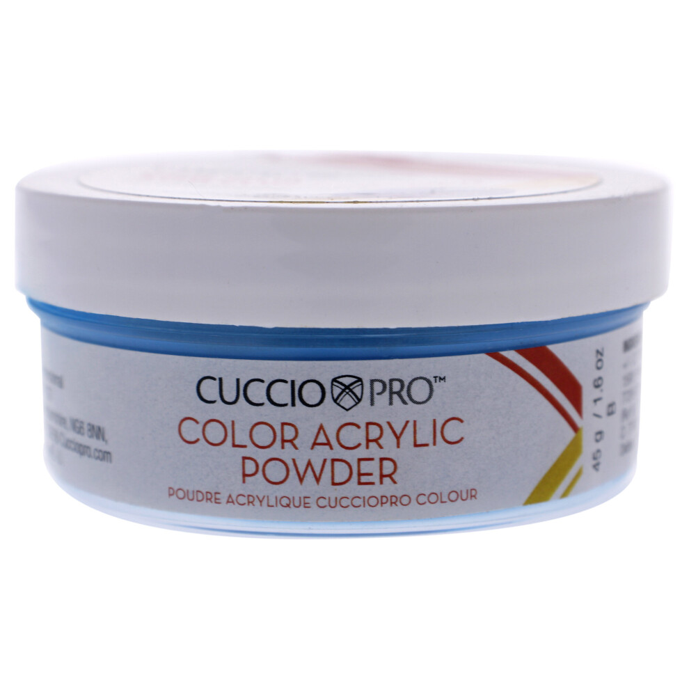Cuccio Pro - Color Acrylic Powder - Neon Blueberry - For Women - Acrylic Powder - 1.6 Oz