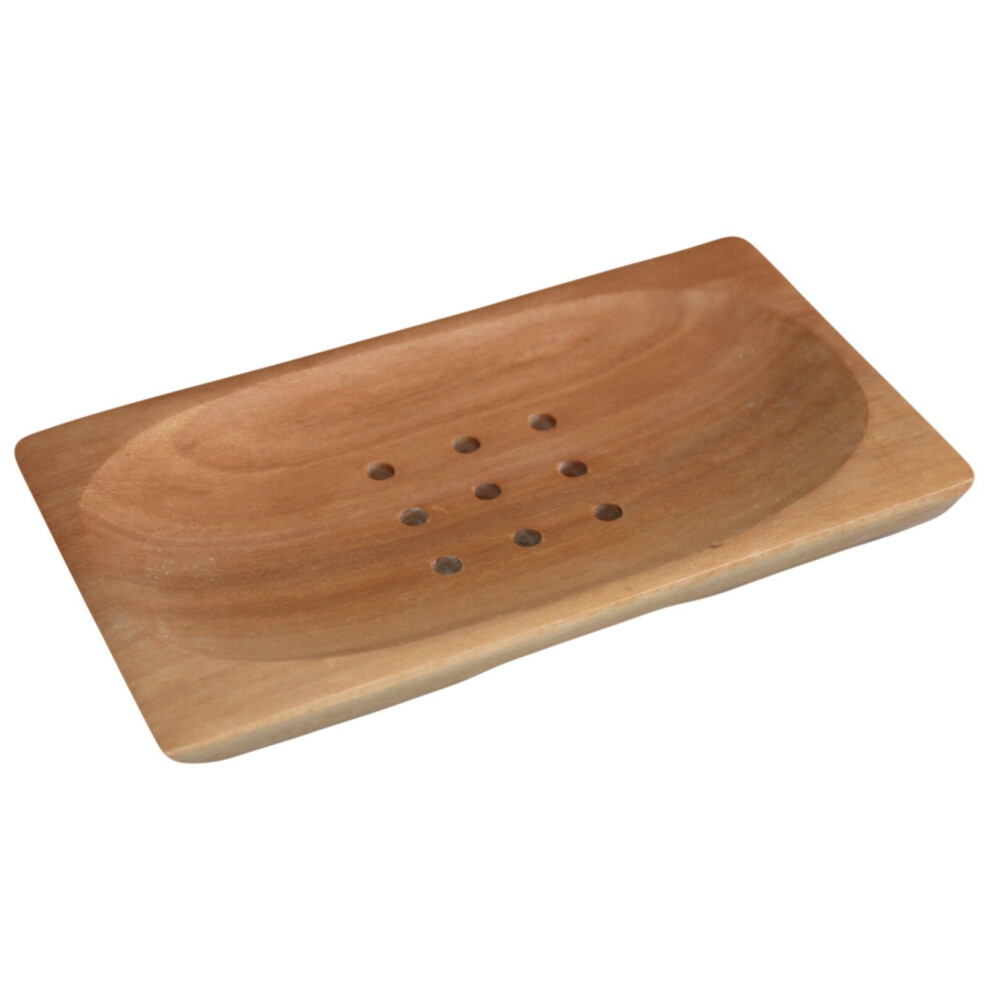 Ancient Wisdom Classic Mahogany Soap Dish - Rectangle