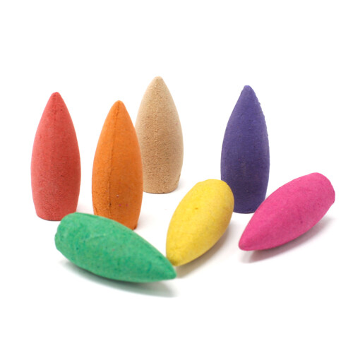 Long Backflow Incense Cones - Assorted Fragrances - 30 mins Burning time 2