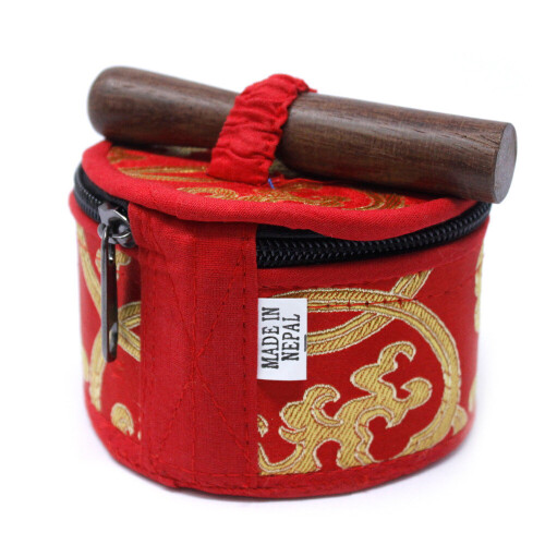 Mini Singing Bowl Gift Set - Red 1