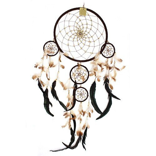 Bali Dreamcatchers - Large Round - Cream/Coffee/Choc 2