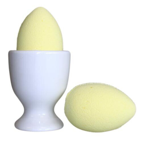 6x Bath Eggs in a Tray - Banana 1