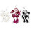 Bali Dreamcatchers - Medium Round - Black/White/Red 2