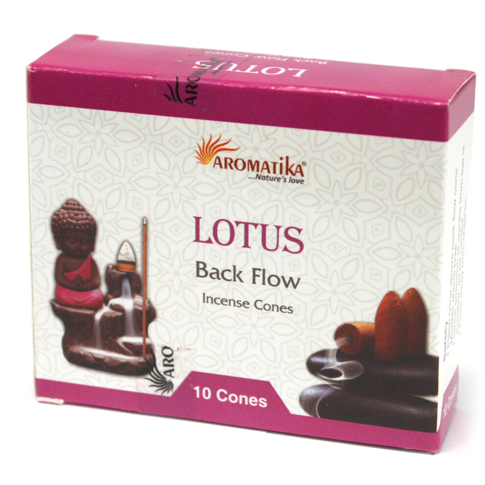 Ancient Wisdom Aromatica Backflow Incense Cones - Lotus