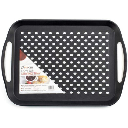 2X Set of Anti-Slip Rectangular Non-Slip Trays 1