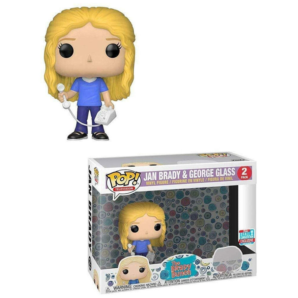 Funko Pop Vinyl - Jan Brady & George Glass Exclusive - The Brady Bunch