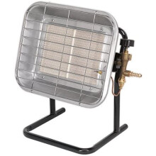SEALEY LP14 Space Warmer Propane Heater with Stand 10,250-15,354Btu/hr LP14