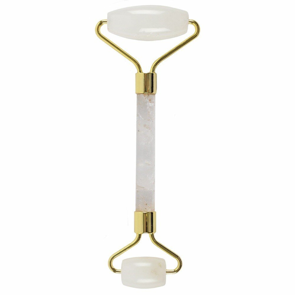 Ancient Wisdom Gemstone Face Roller - Rock Quartz