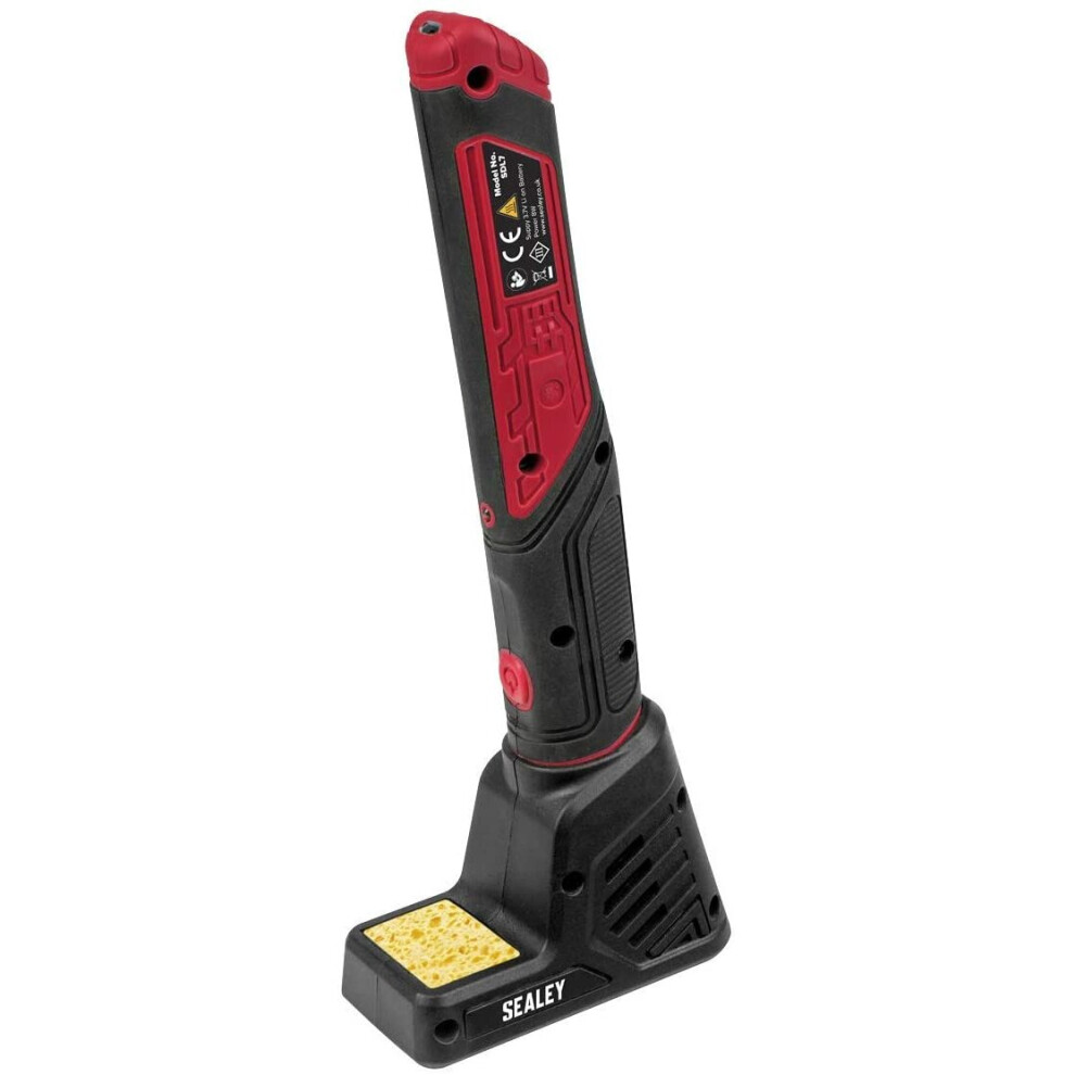 Sealey Sdl7 Cordless Soldering Iron Rechargeable 4V Lithium-Ion