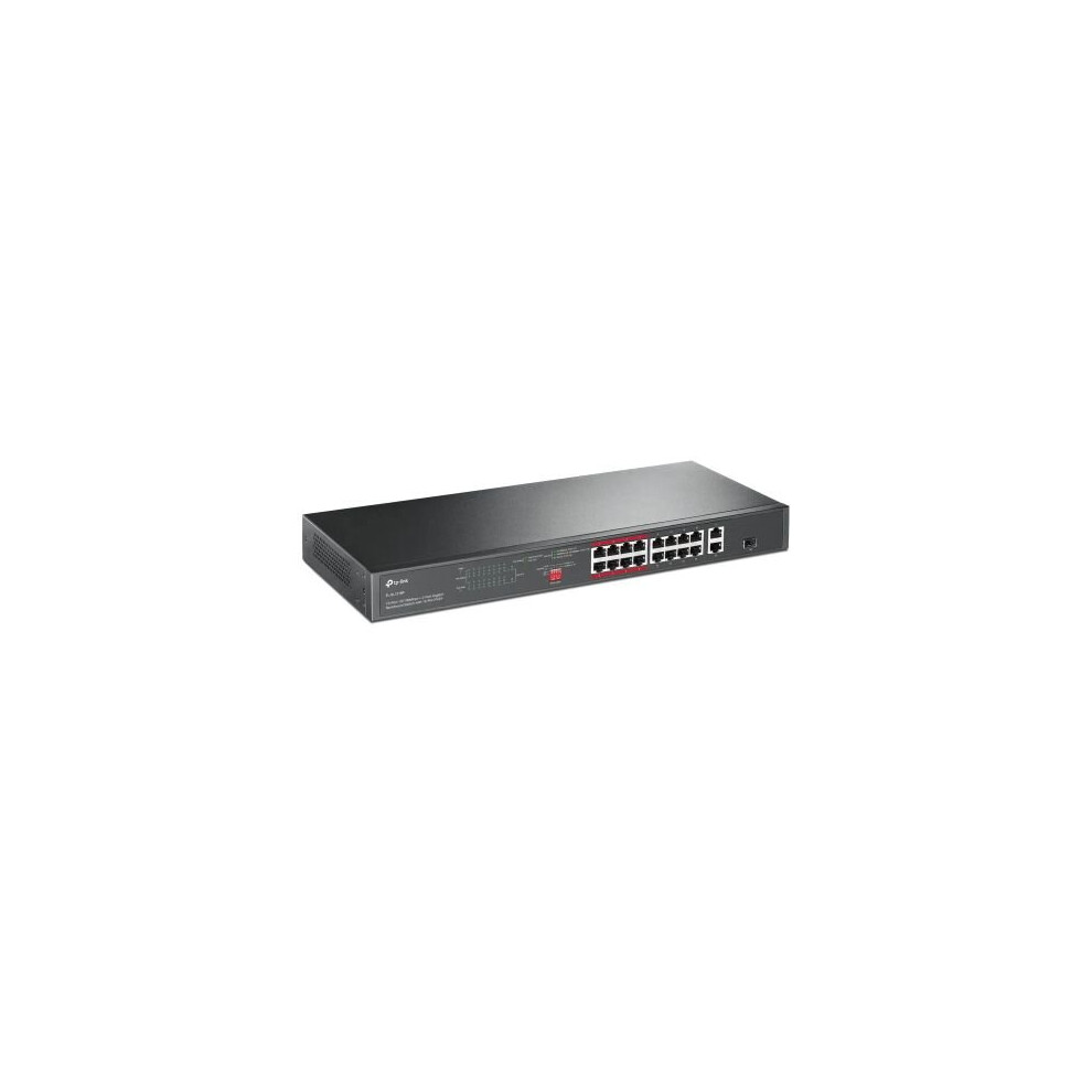 Tp-Link TL-SL1218P 16-Port 10/100Mbps + 2-Port Gb Unmanaged Rackmount Poe+ TL-SL1218P