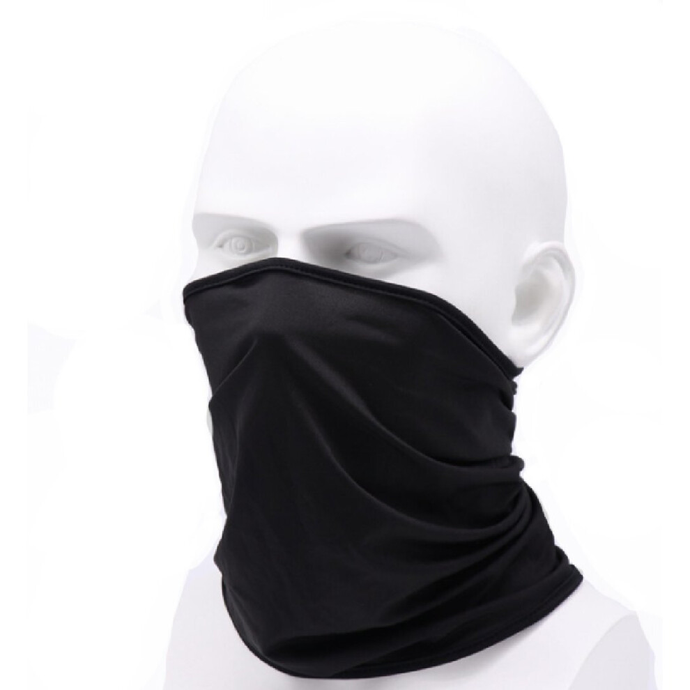 (Black) Snood Face Covering | Reusable Washable Face Mask 7067315765096