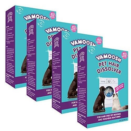 Vamoosh Pet Hair Dissolver - Value Pack - 12 x 100g (4 boxes)