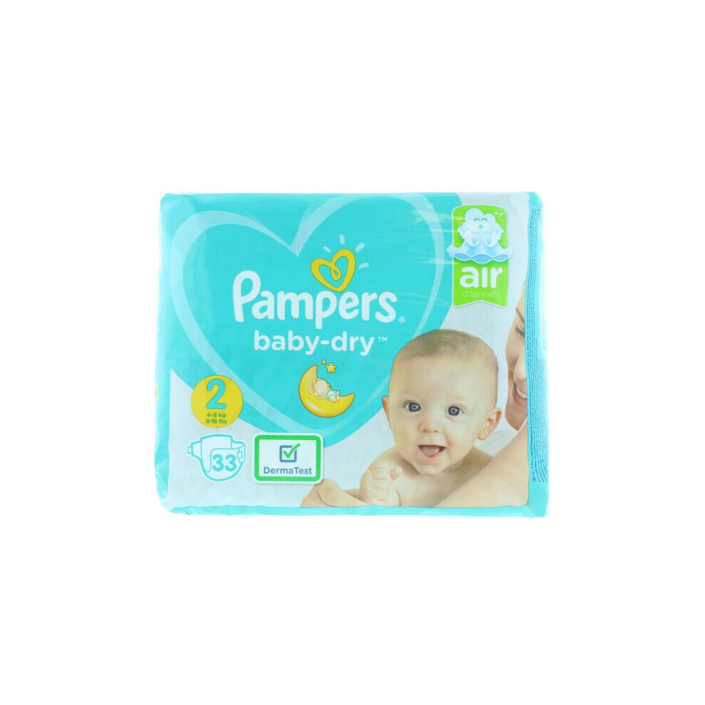 Pampers Baby-Dry Pants Air 33 Nappies Size 2