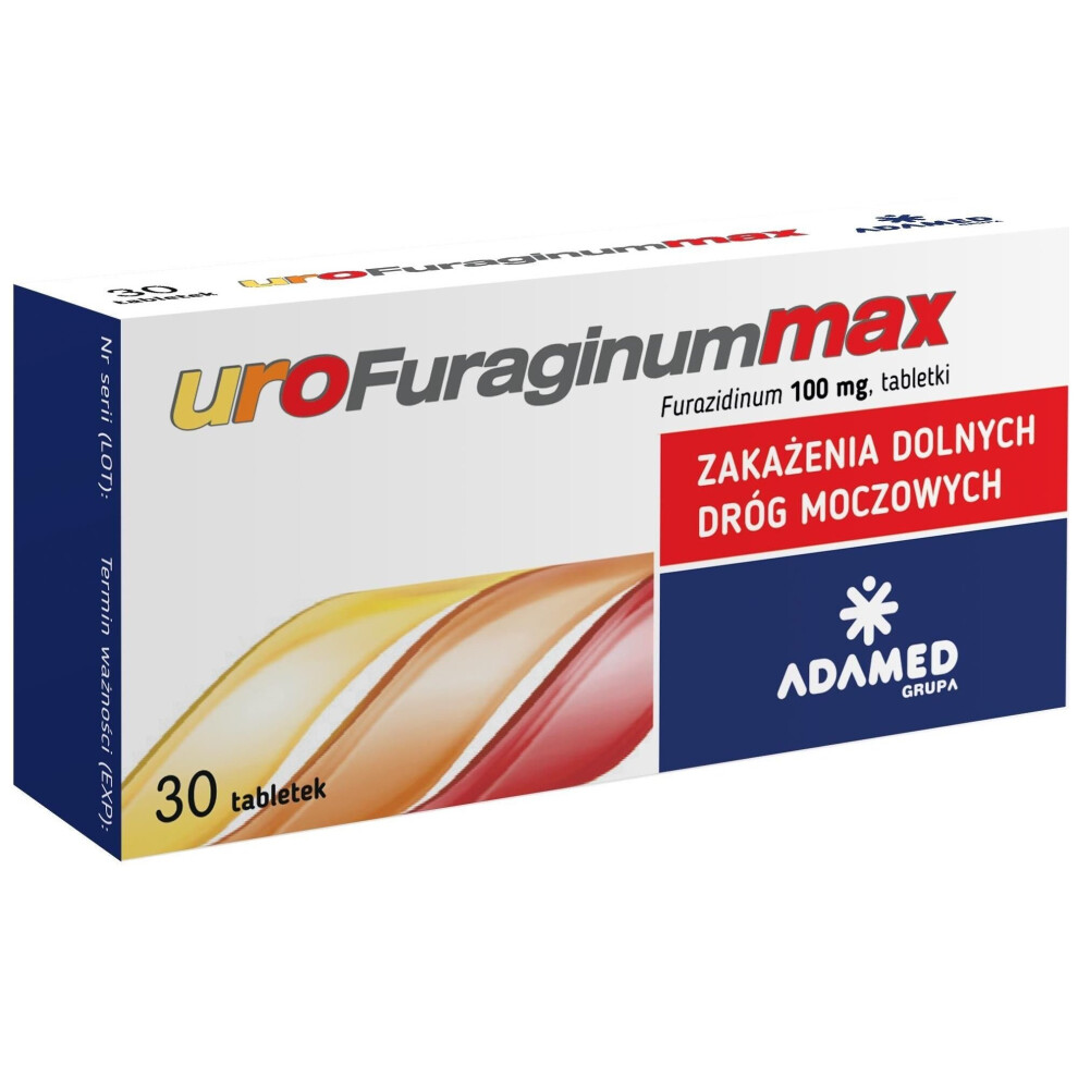 uroFURAGINUM MAX ZakaÅ¼eniaDrogMoczowych 30 tab Urinary Tract Infection