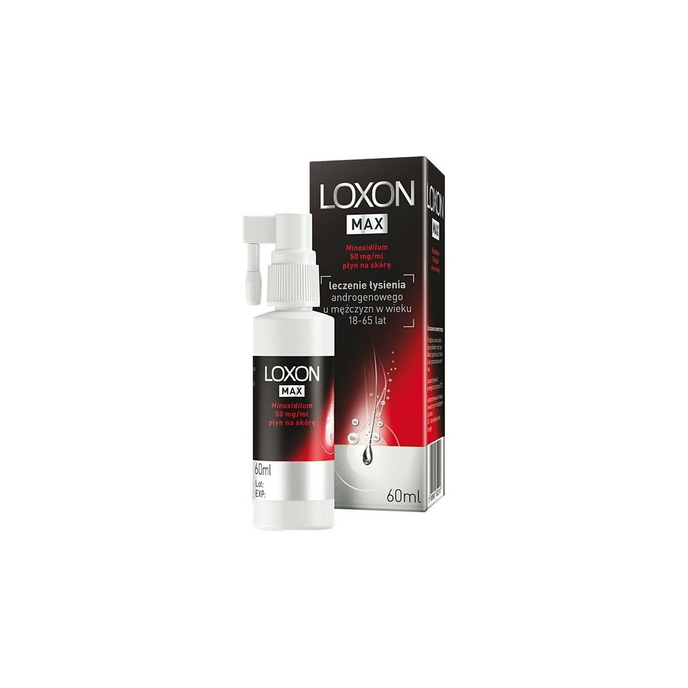 Loxon Max 5% Hair Loss Treatment Solution Spray Serum Miloxidil Piloxidil 60ml