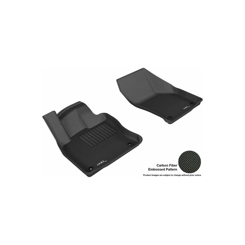 3D Maxpider L1vw05011509 Kagu R1 Floor Mat For 2015-2018 Volkswagen Golf, Black 842132096601