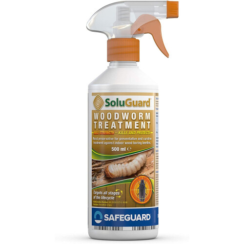 Soluguard Woodworm Treatment Ready For Use High Strength Woodworm