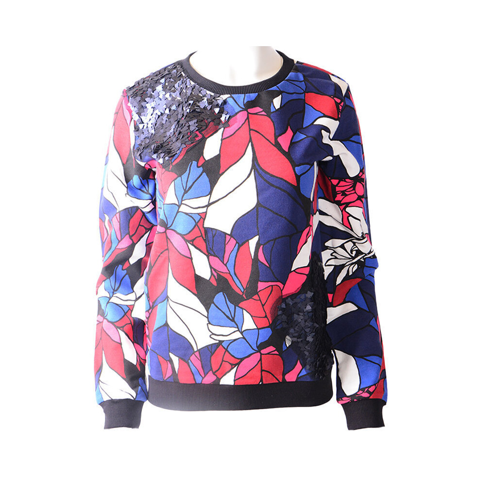 (2XS) ARMANI JEANS 6X5M10 5J0DZ Womens Printed Sweatshirt