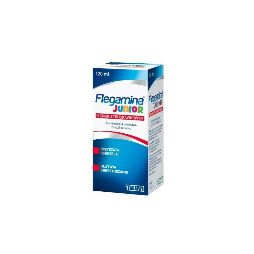 Flegamina Junior Cough Syrup Cold&Flu 120ml strawberry