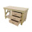 (7ft, With Back Panel) Wooden MDF Tool Cabinet Workbench With Storage Shelf 5