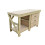 (5ft, With Back Panel) Wooden MDF Tool Cabinet Workbench With Storage Shelf 6