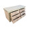 (4ft, Without Back Panel) Tool Cabinet Workbench Wooden 18mm MDF Top 4