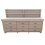 (8ft, With Back Panel) Tool Cabinet Workbench Wooden 18mm MDF Top 2