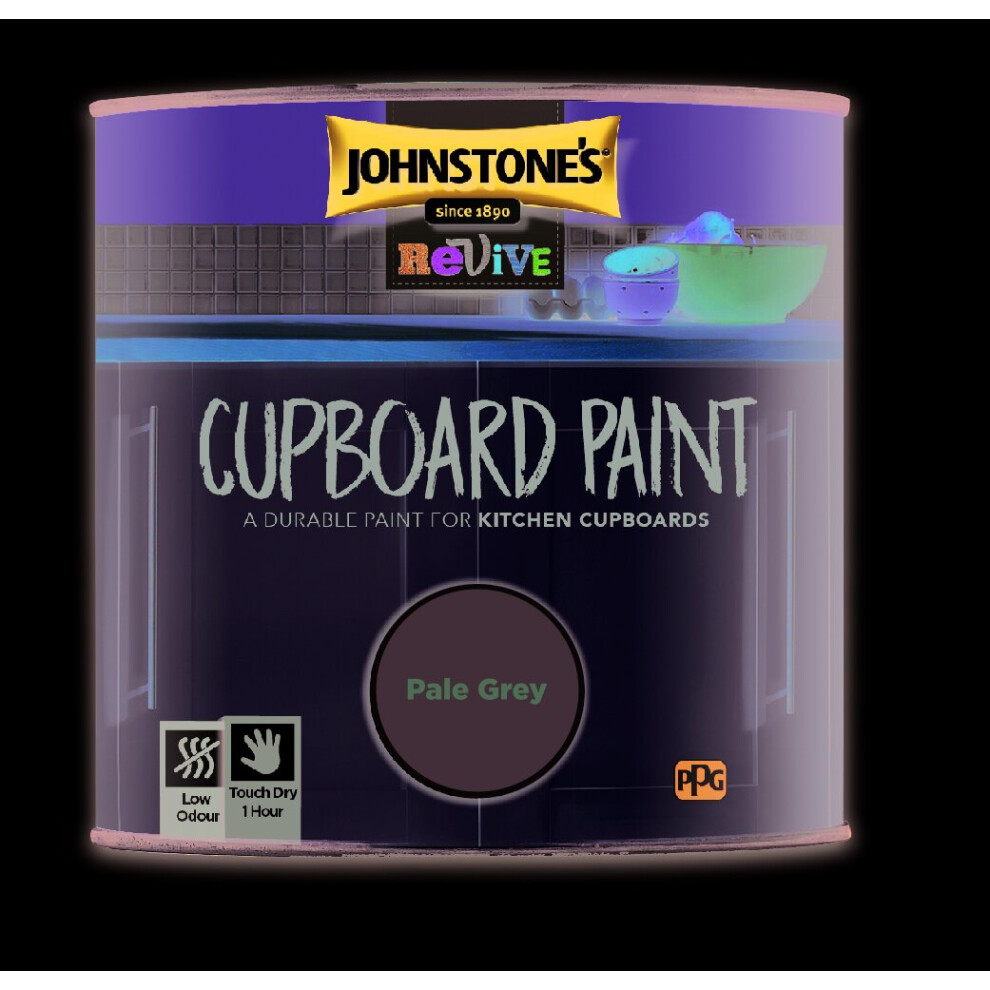 (Pale Grey) Johnstone's Revive Cupboard Paint 750ml