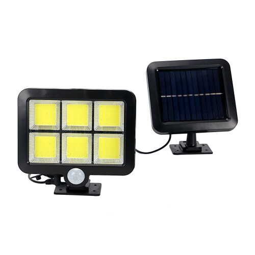 120 LED Solar Powered Outdoor Garden Light Security Flood Wall Lamp 1