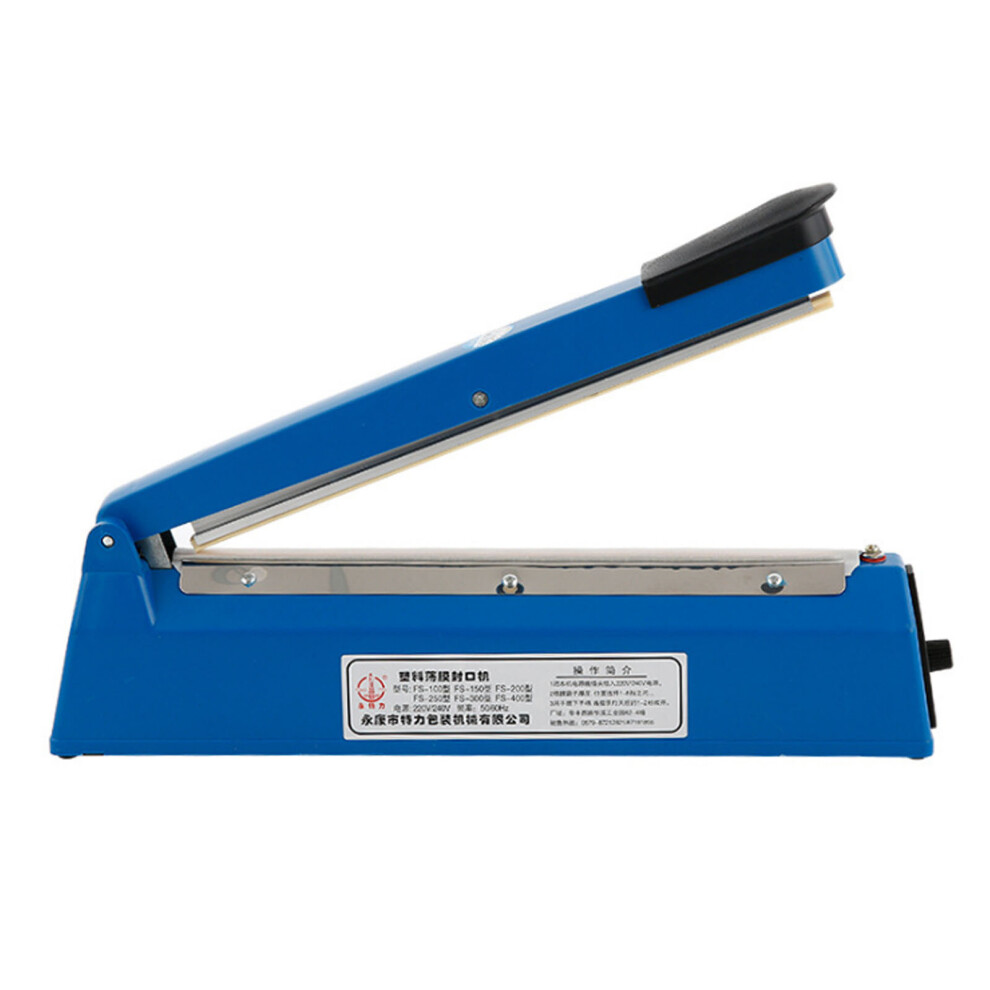 Impulse Heat Sealer Plastic Bag Film Sealing Machine Metal ABS 200mm