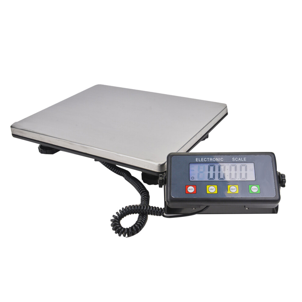 Sf-887 200Kg Lcd Heavy-Duty Industrial Postal Scale - Waterproof Stainless Steel, Backlit Display, Multi-Range, Tare, Kg/Lb/Oz, Wall Or Desk Mount 613310312031