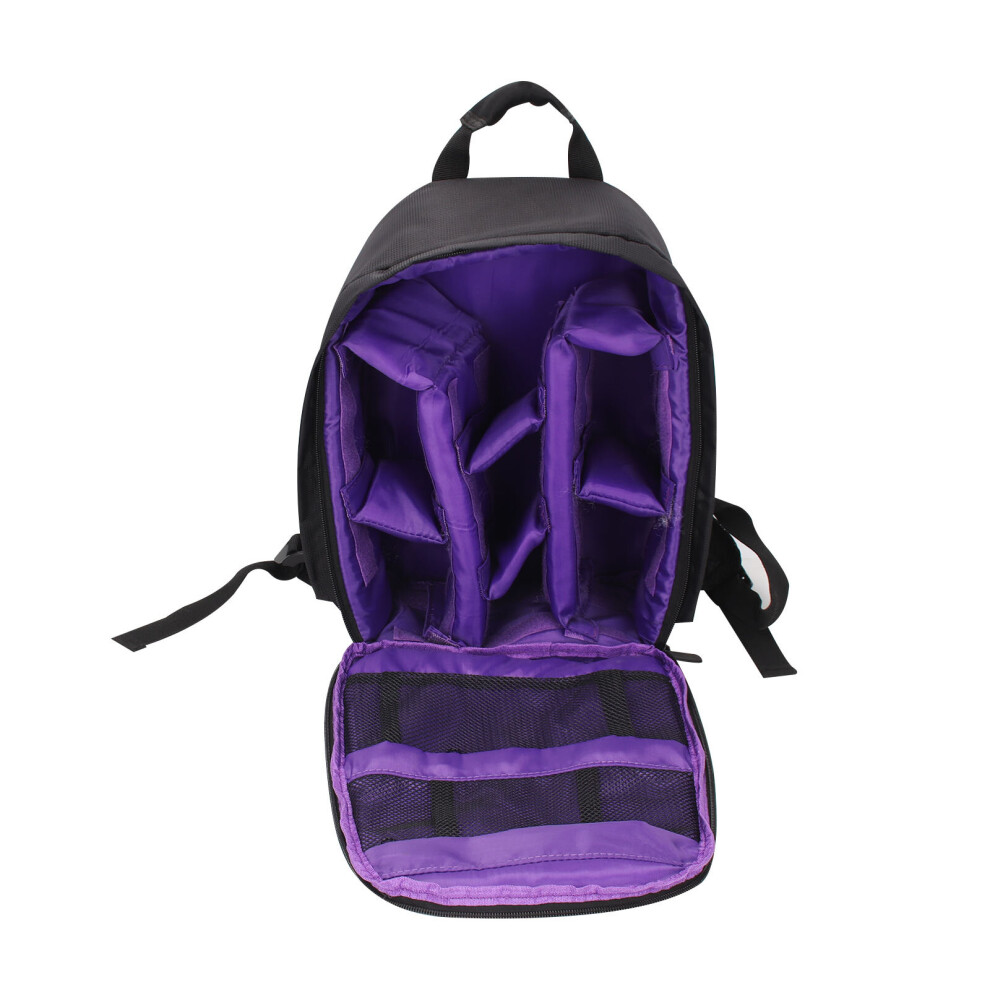 (Purple) Backpack Slr Dslr Nikon Sony Canon Rucksack Purple 613310309239