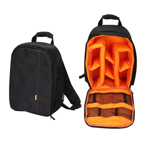 (Orange) Backpack SLR DSLR Nikon Sony Canon Rucksack 1